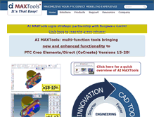 Tablet Screenshot of ai-maxtools.com